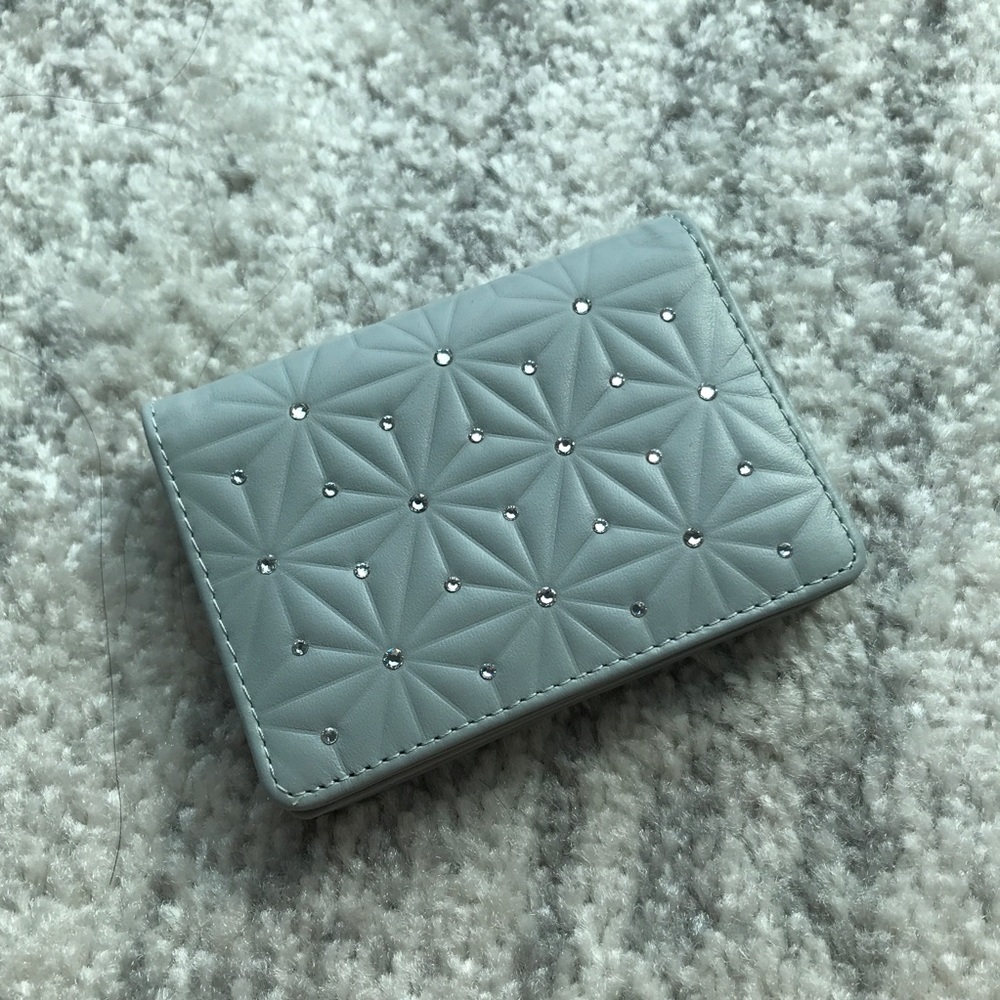 card holder with crystal